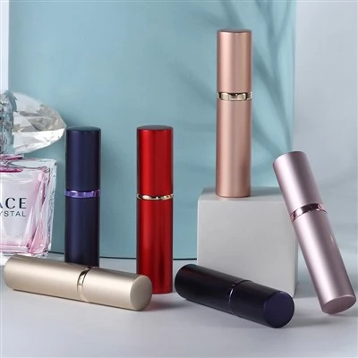 5 ml portabel mini påfyllningsbar parfymflaska